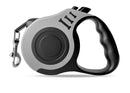 Coleira Guia Retrátil 3/5 Metros Pet para Cães e Gatos Resistente com Trava até 11kg