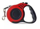 Coleira Guia Retrátil 3/5 Metros Pet para Cães e Gatos Resistente com Trava até 11kg