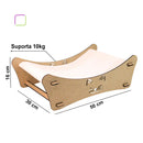 Caminha Rede Reforçada em MDF para Gatos - BoxFan